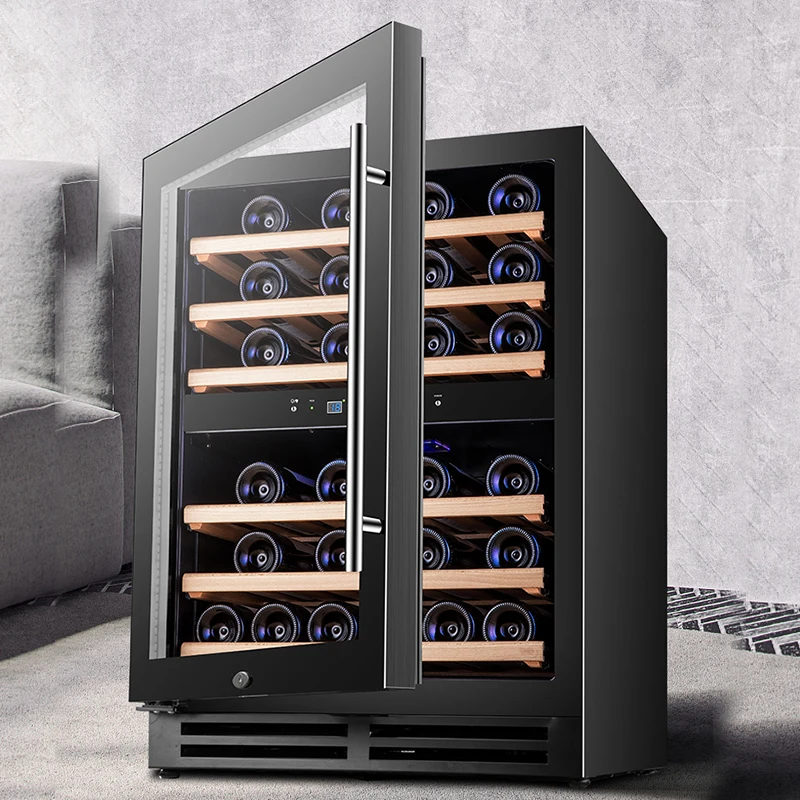 JiuFu small bar wine cabinet furniture sliding glass door storage wine cabinet bottle wine cooler