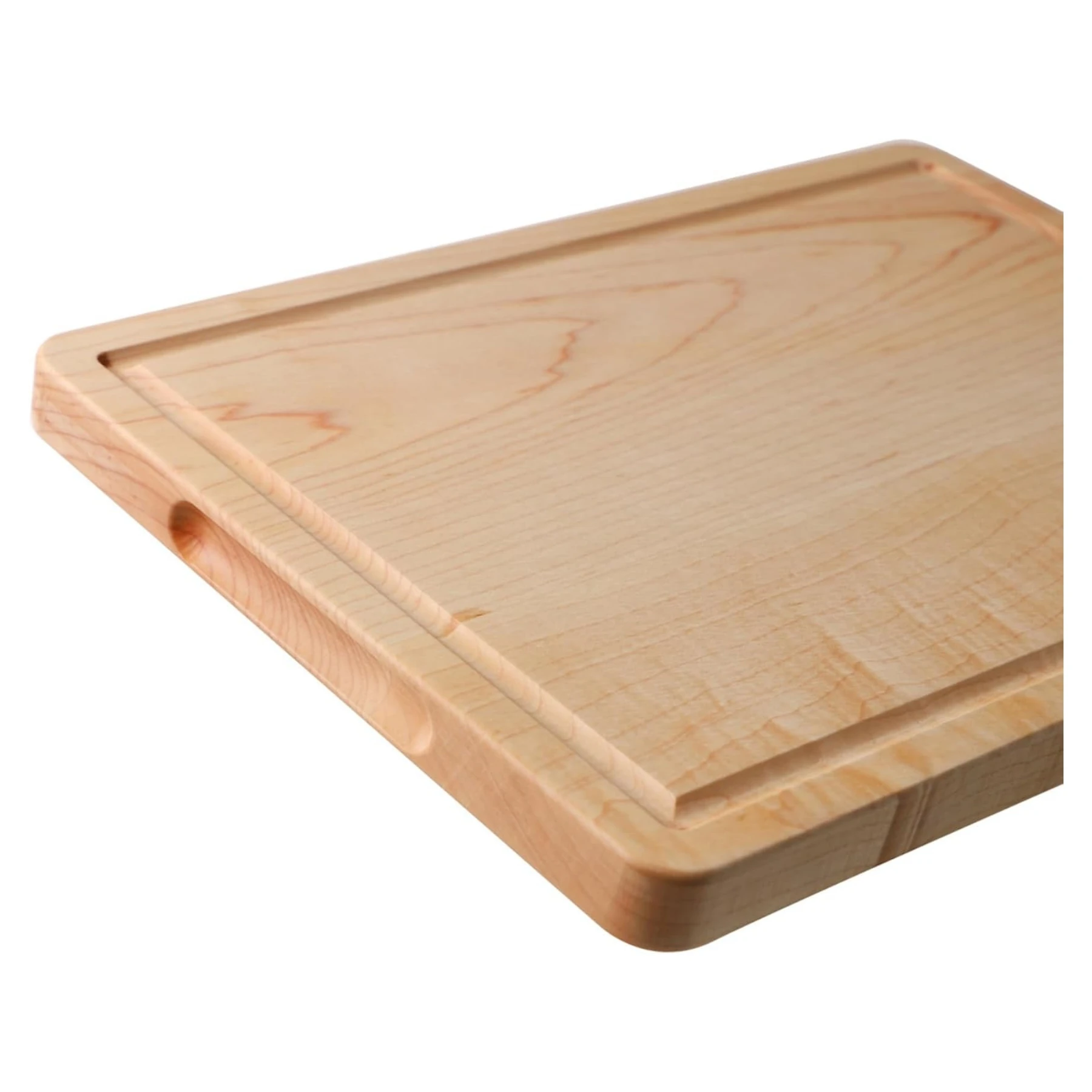 Maple Wood Cutting Board Reversible Wooden Chopping Boards for Kitchen with Juice Groove Large Fruit Charcuterie Board