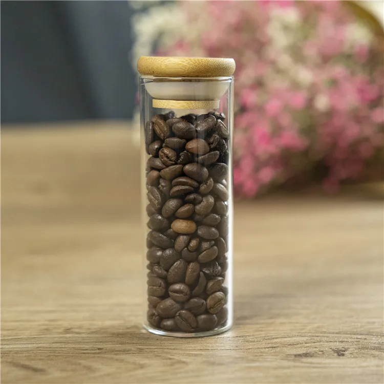 Hot sale 70ml clear glass storage jar small glass jars for sea salt