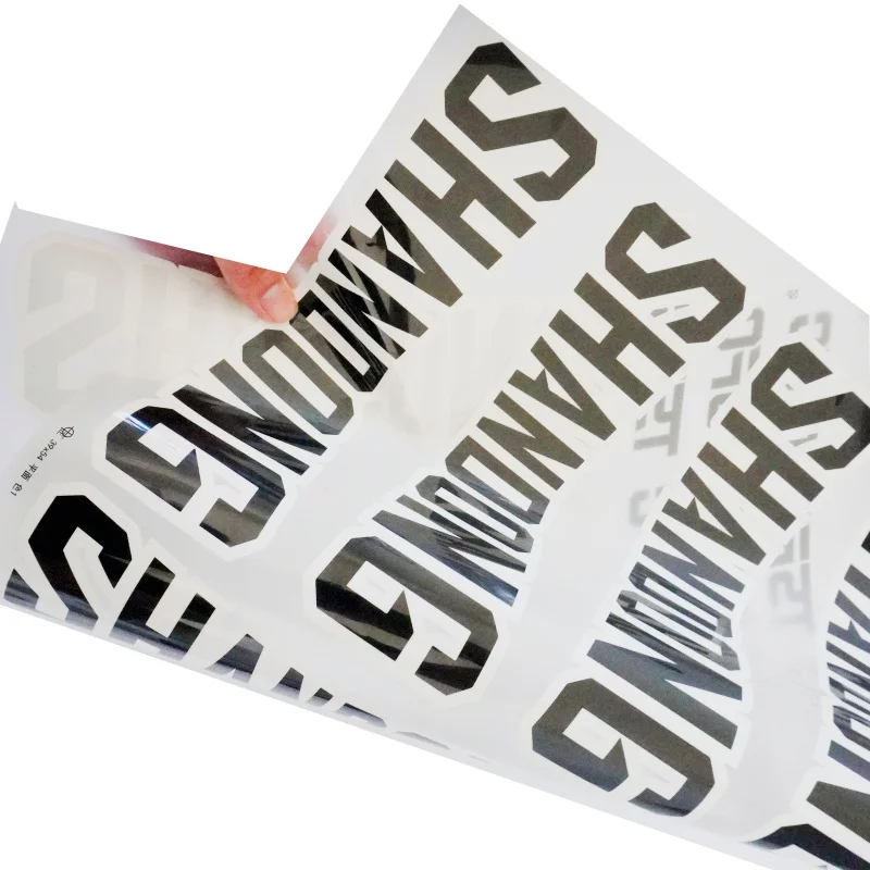 Изготовленный на заказ Dtf переводит теплопередачу готовая к печати пленка с логотипом железная наклейка