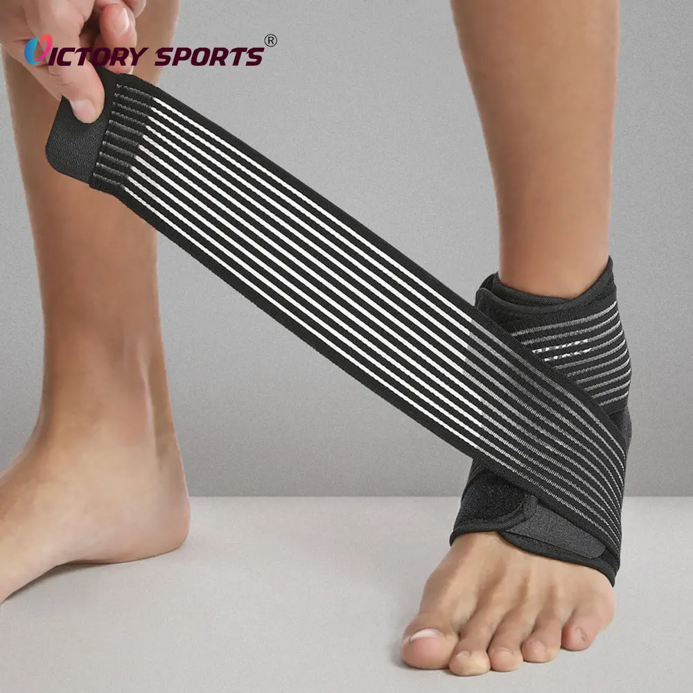Compression Sock One Size Fitness Safety Ankle Brace Straps Wrap Ankle Protection Support