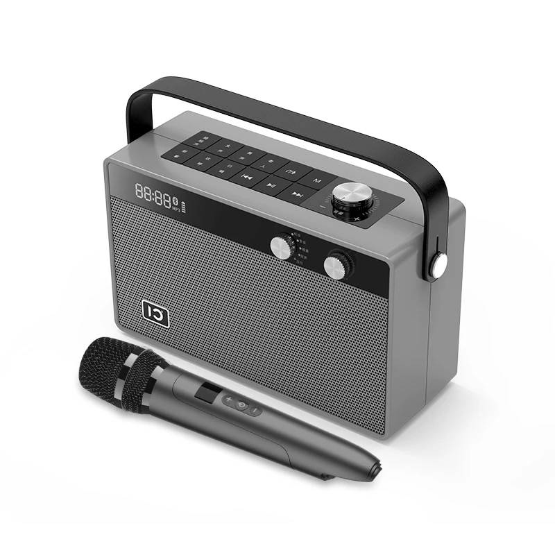 SHIDU Mini Size Portable Party Speaker T6 30 Watts 3 Inch High End Home Hi-Fi Speaker High Quality Bluetooth Karaoke Speaker