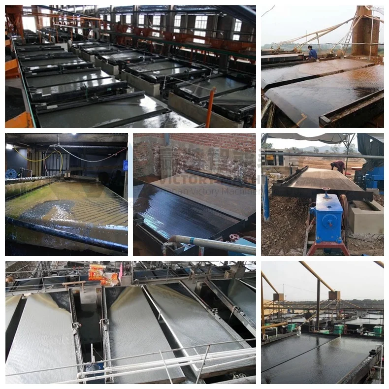 Victory shaking table 6S model mining separation machinery shaking table gold mine and ore stone machine