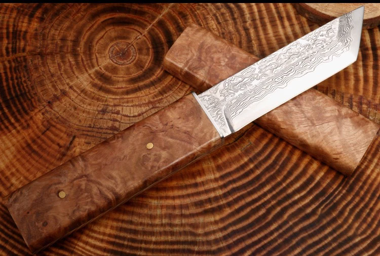 Wholesale OEM damascus steel knife for outdoor knife with camping knife