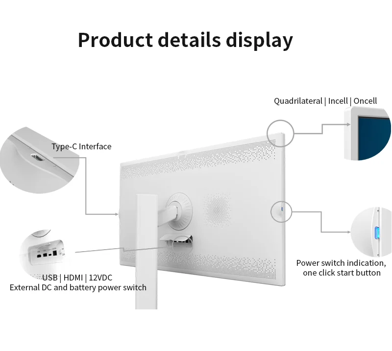 Large Size Mobile JCPC Touch Screen Tablet Tv Wireless Wifi Rollable Android 12 Movable Portable Tv