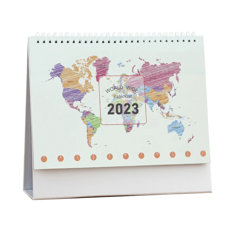 Besty Free Design Monthly Planing Cheap 2023 Calander Popular Printing Desk Custom Printing Table Calendar
