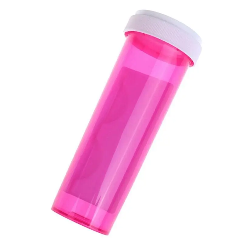 13dr 16dr 20dr 30dr 40dr 60dr Child Resistant Medicine Tube Containers Smell Proof Plastic Vial Bottle with reversible cap
