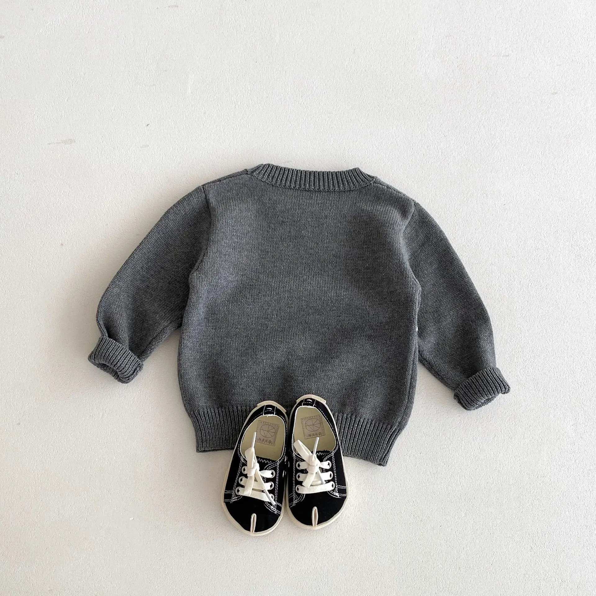 Baby clothing Autumn Korean cotton sweater autumn and winter soft waxy jacquard long-sleeved pullover knitted sweater