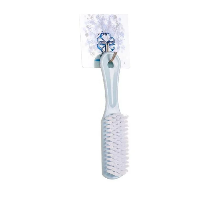 High quality dy205 soft fur sneaker cleaning plastic shoe brush