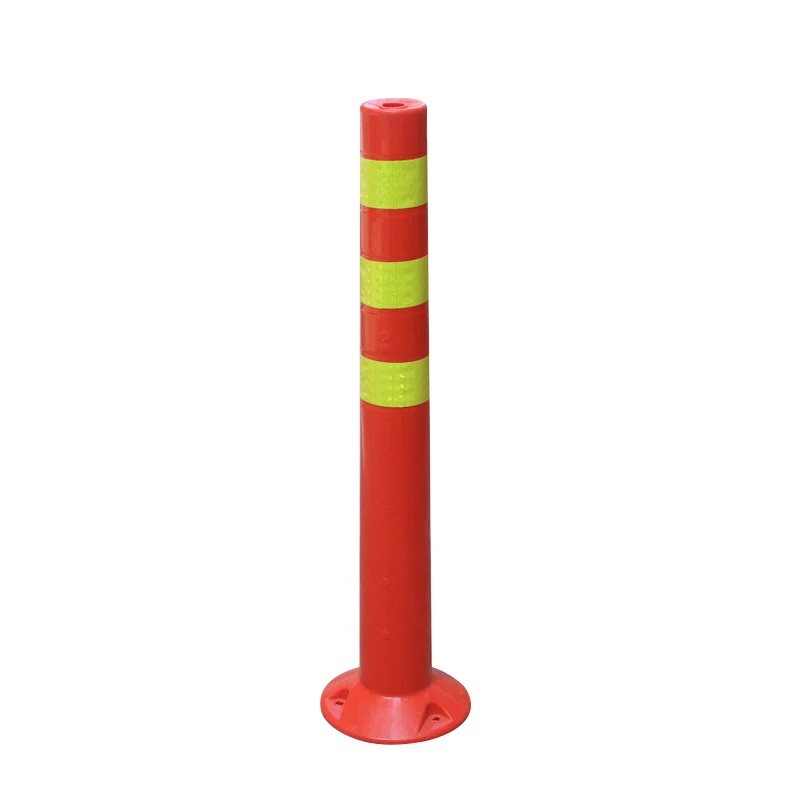 Soft Unbreakable Flexible Bollard Traffic Delineator Warning Post