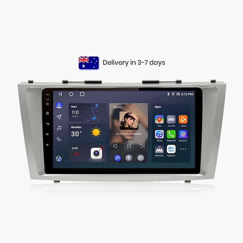 Junsun AU Stock CarPlay Android Car Radio For Toyota Camry 40 50 2006-2011 Android Car Head Unit Multimedia Navigation