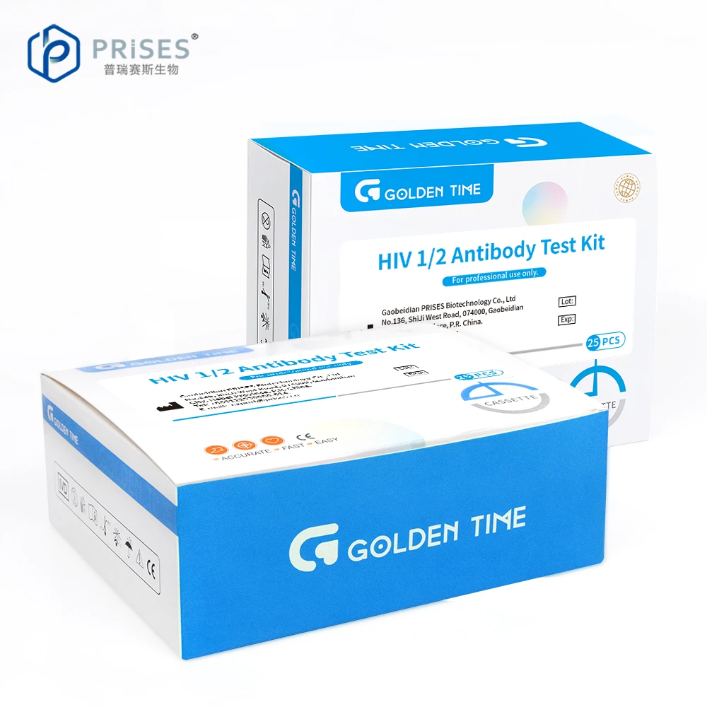 Wholesale Blood Rapid HIV Test Kit Aids Home Self Diagnostic Device One Step HIV 1/2 Antibody Cassette