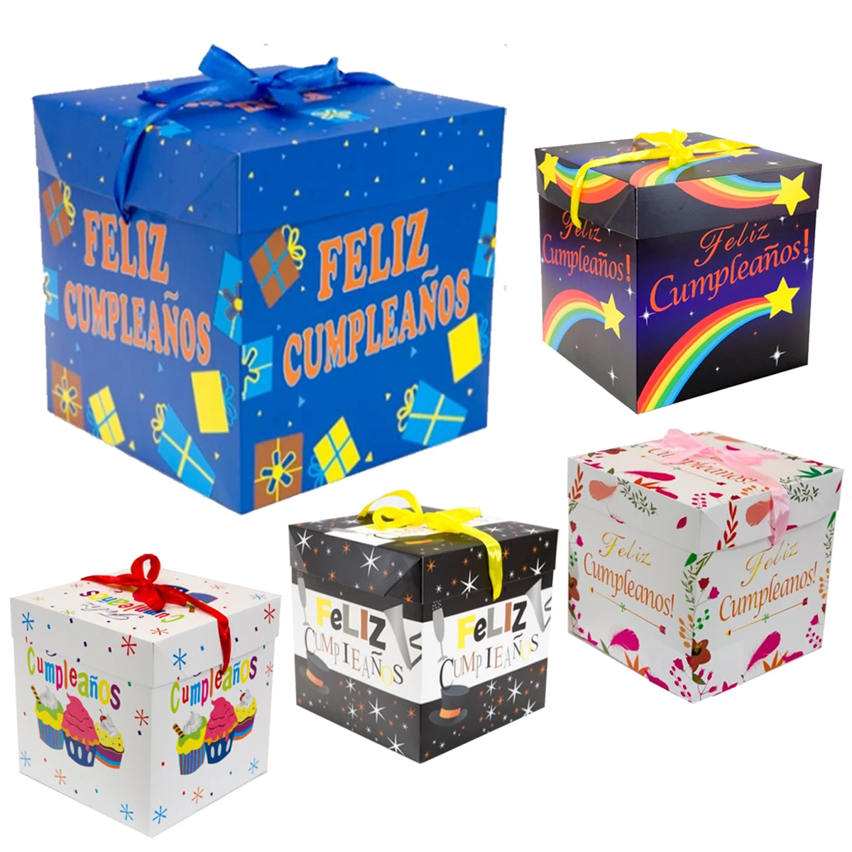 Wholesale birthday party three-dimensional practical gift box surprise internet celebrity birthday gift packaging empty box