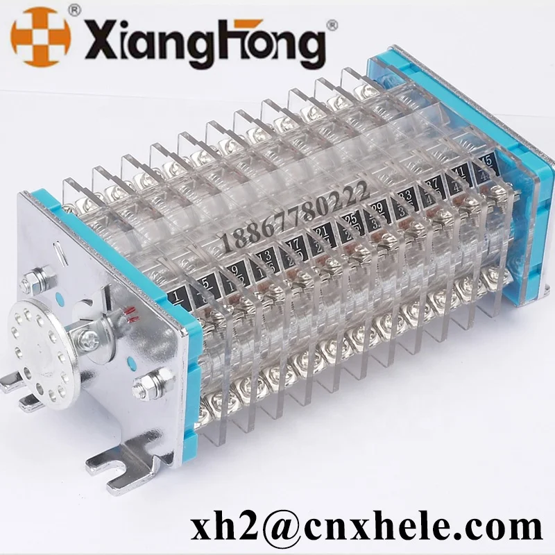 Xianghong F9 12NO 12NC F9-24 horizontal type MV Switchgear and Vacuum Circuit Breaker  Auxiliary Cam Switch
