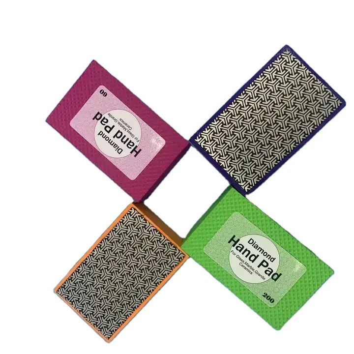 Заводская оптовая продажа 90*55 мм пена с гальваническим покрытием Алмазная ручная полировка колодки для мраморного гранитного фарфорового камня