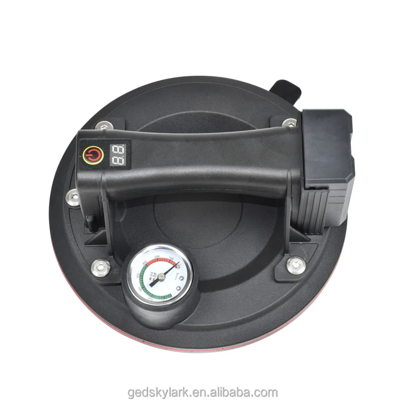 Digital Display Meter Display 8 inch Electric Vacuum Suction Cup Ceramic Tile Glass Handling Tool