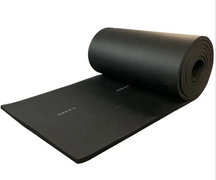 Rubatex thermal insulation pipe or sheet rubber foam insulation blanket NBR foam rolls for air conditioner