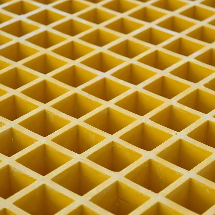 Mesh FRP Plastic Composite Molded Floor Grating Anti-slip Fiberglass Panel Frp Grating