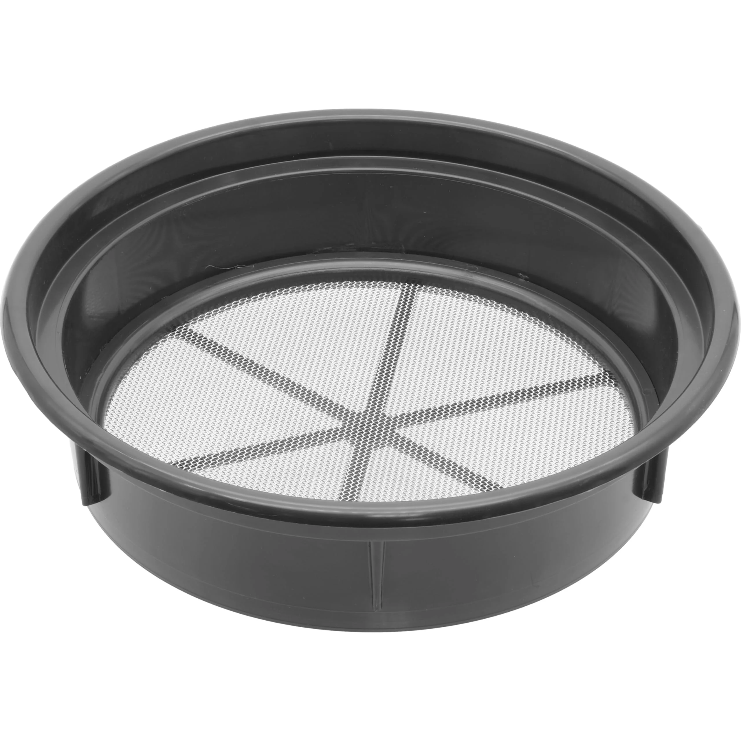 Gold Prospecting-Sifting-Panning Stackable Classifier Gold Prospecting Pan 1/2 Inch Stainless Steel Mesh Sifting Pan