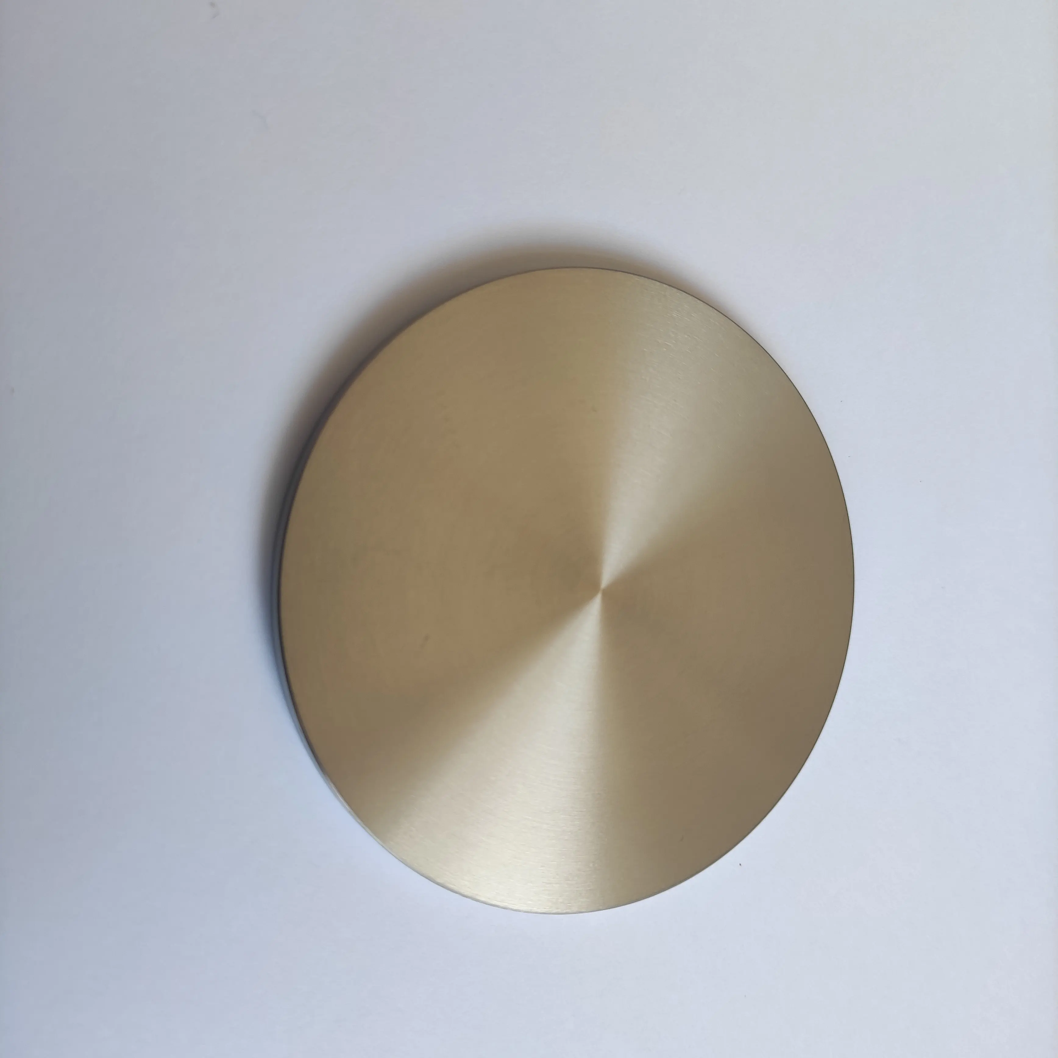 Custom High purity Titanium 99.99% 4N disc Ti sputtering target for pvd coating