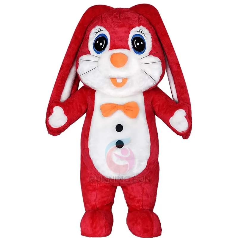 Running Fun long Plush 2 m 2.6 m Inflatable rabbit teddy bear panda gorilla Mascot Costume Cosplay shipment without battery