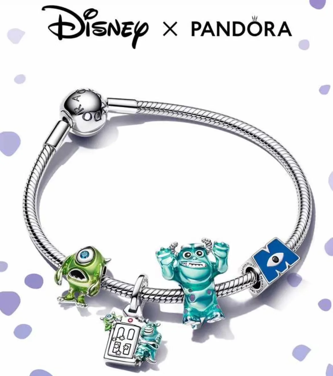 2024 New Thailand factory Original LOGO bracelet pando raes Charms Pendant Mickey snake pulsera Diy pando Bracelet