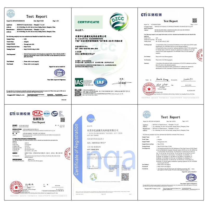 0805 светодиод Ekinglux настраиваемый все цвета мерцание и вспышка с белым желтым теплым красным синим зеленым