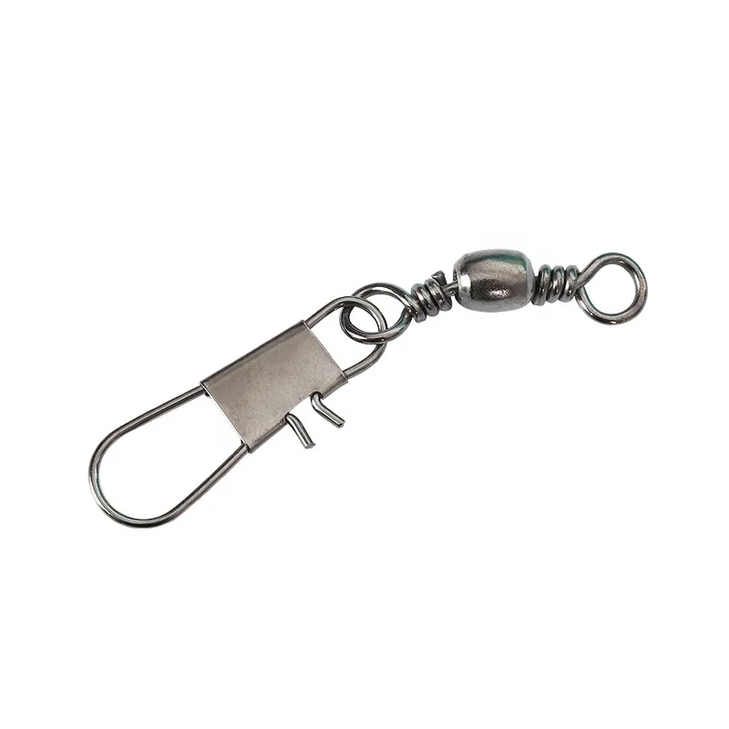 Barrel Fishing Swivel with B type Snap Connector Pesca Kalastus Fishing Accessories Tools Rod Connector Snap