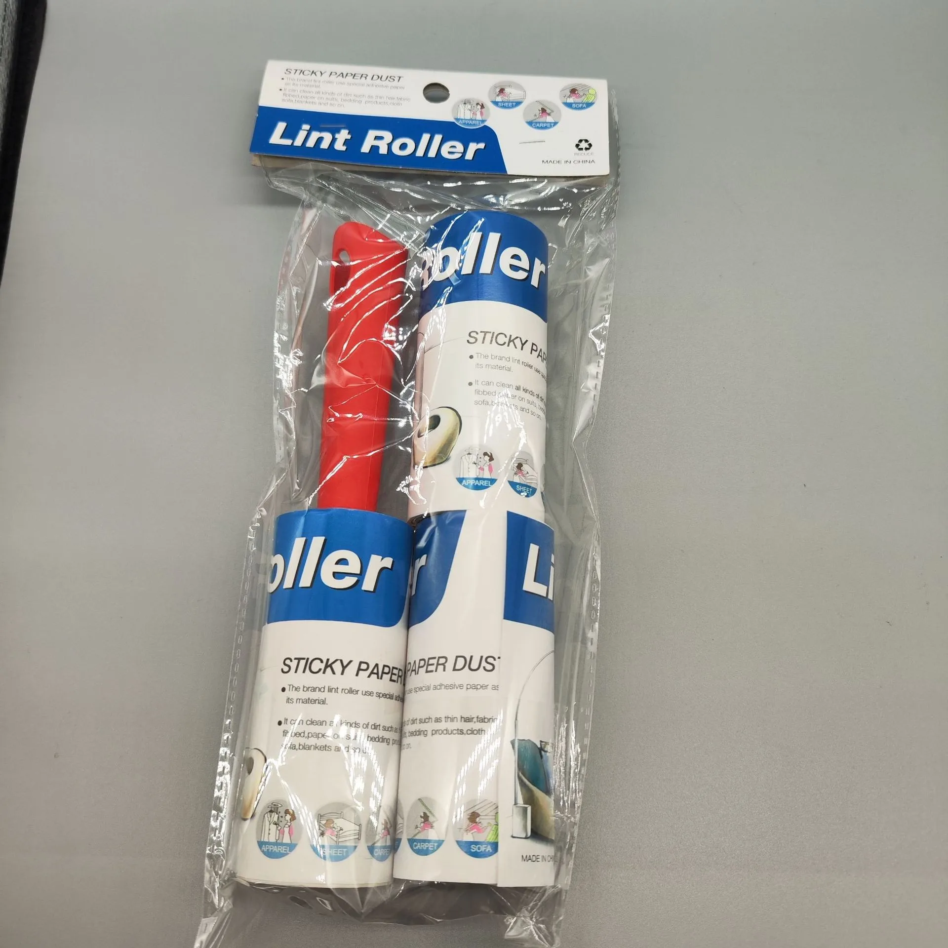 Lint Remover Brush Sticky Lint Roller With 3 Refills