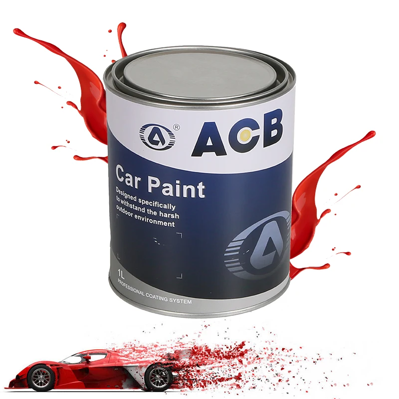 ACB Manufacturer Supplier Acrylic Lacquer Car Refinish Clear Coat Auto 1K Basecoat Spray Paint