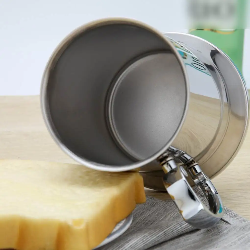 Stainless Steel Beer Mug for Home Party Handled Metal Mug Cup Beer Stein Custom for Beer Water Juice Drinking