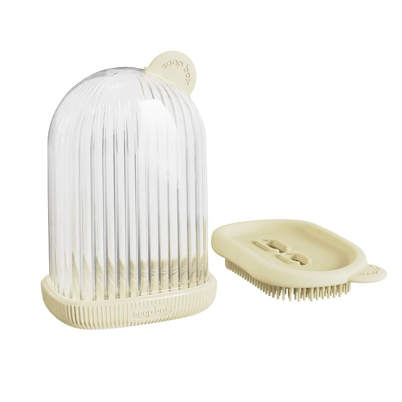 Plastic Bathroom Shower Soap Box With Lids Travel Portable Small Soap Tray Dish Storage Holder Plate Home Soap Container