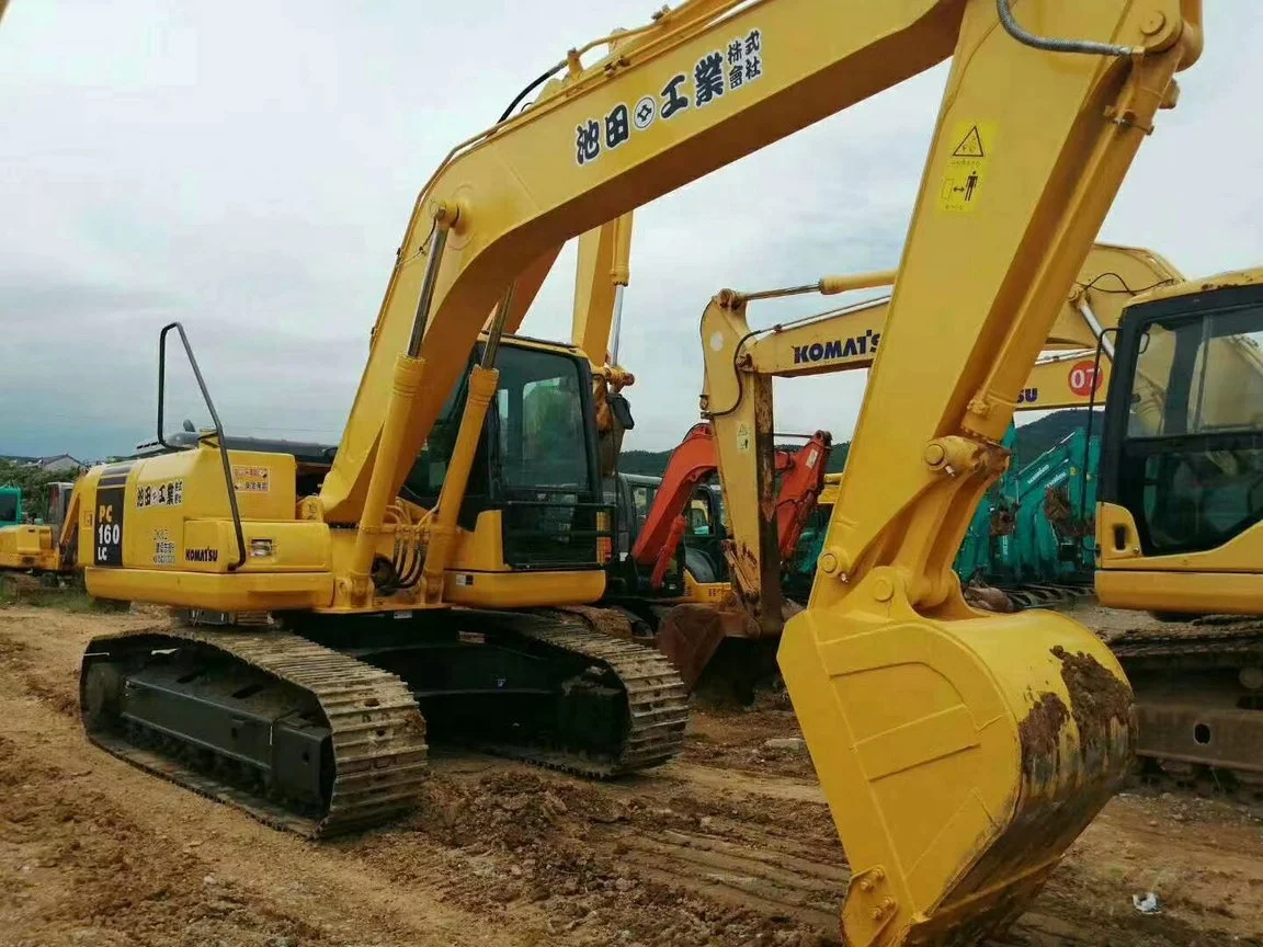 Original Japan Used Komatsu PC160LC-7 Crawler Excavator 16Ton Medium excavator pc160 pc200 210 used excavators in good condition