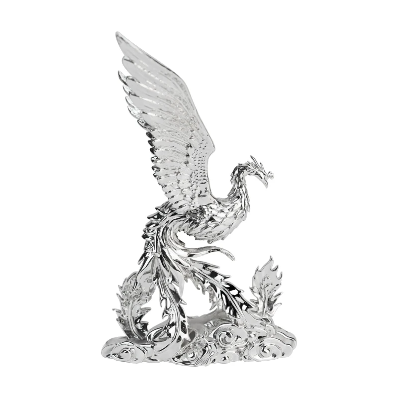Living Room Wine TV Cabinet Office Crafts Phoenix Sculpture Decoration Ornaments For Home