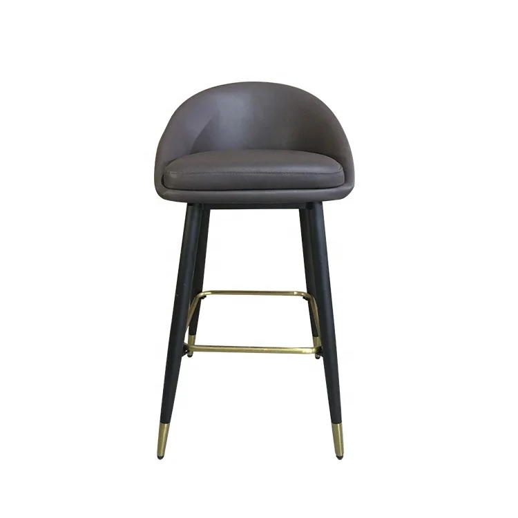 
Popular 2020 Latest Product Top Standard Moq 50 Pcs Leather Bar Stool Wooden Bar Chair For Sale 