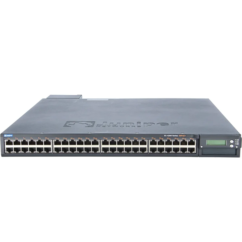EX4200-48PX EX3200-48T QFX3500-48S4Q-E/S  Full Gigabit POE power network management switch Dual power supplies