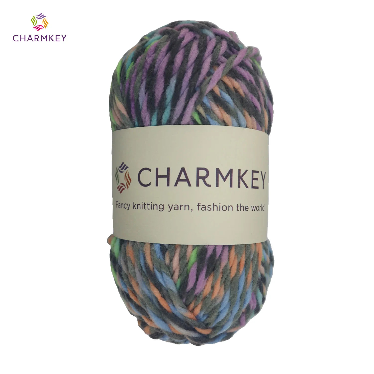 Charmkey High Quality Wholesale 100g Fancy Hand Knitting Acrylic Yarn for Making Sweaters and Hats