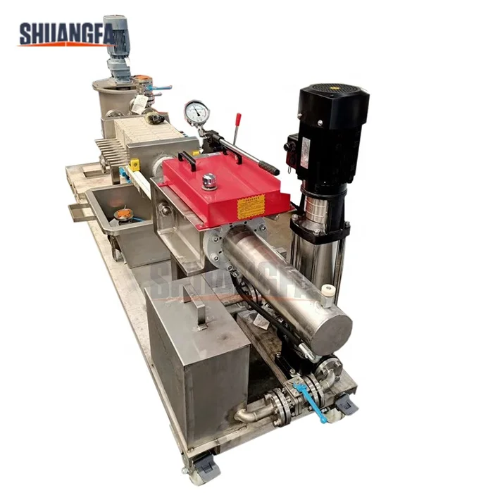 Best Price Small Filter Press Machine, Lab Use Membrane Filter Press Machine