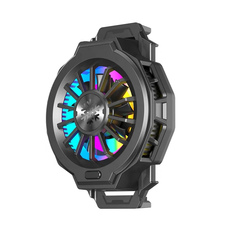 Полупроводниковый охладитель для мобильных телефонов RGB Мощный охлаждающий вентилятор игр и прямых