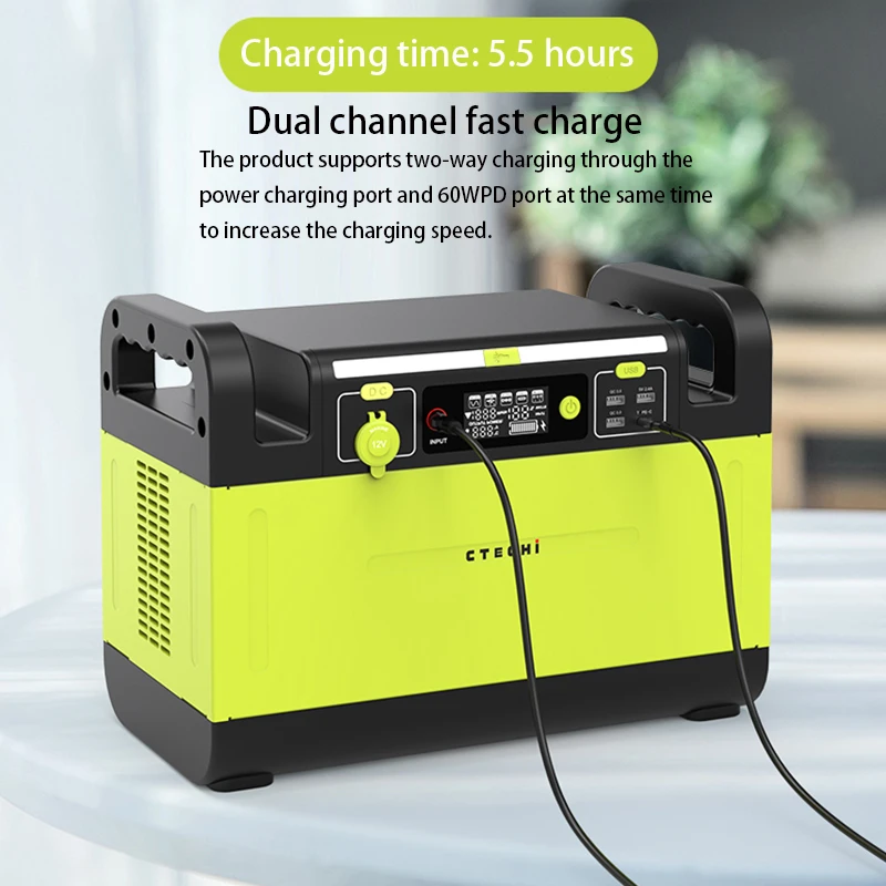USA Japan AU EU power station 8 hour super fast recharge time 1000W Portable power station for UPS Camping Outdoor Activities