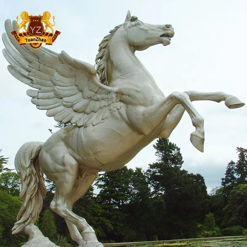 Outdoor decoration life size fiberglass animals horse for garden