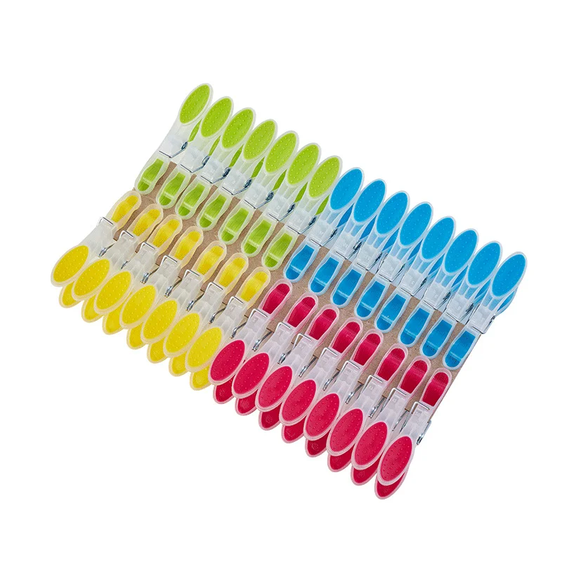 Hot Sale TPR Clothes Pegs Anti slip  Laundry Pins Colorful Clips for hanger Plastic handle with dots