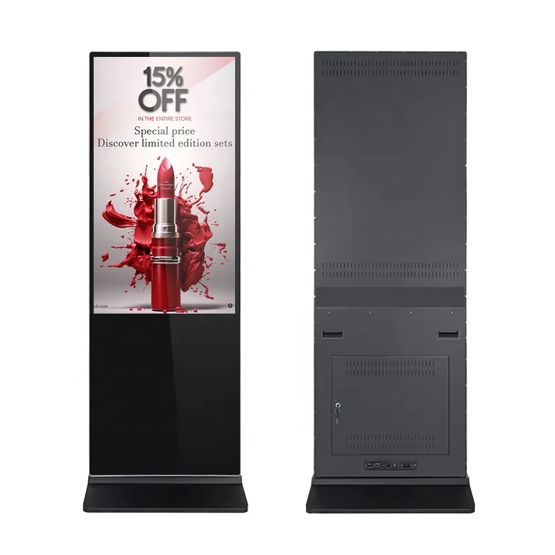 Вертикальный 55 дюймов инфракрасный экран внутренний рекламный киоск digital signage для торгового центра lcd плеер цифровой Тотем
