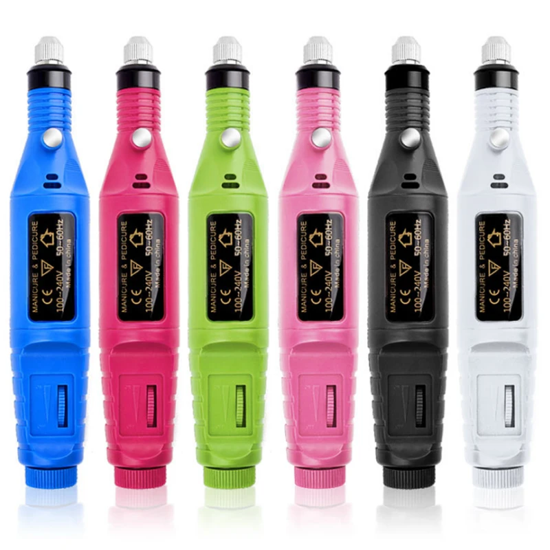 Electric Nail Drill Machine Mill Cutter Sets Remove Polish Manicure Machine Nail Art Pen Pedicure File Nail Art Tools Kits