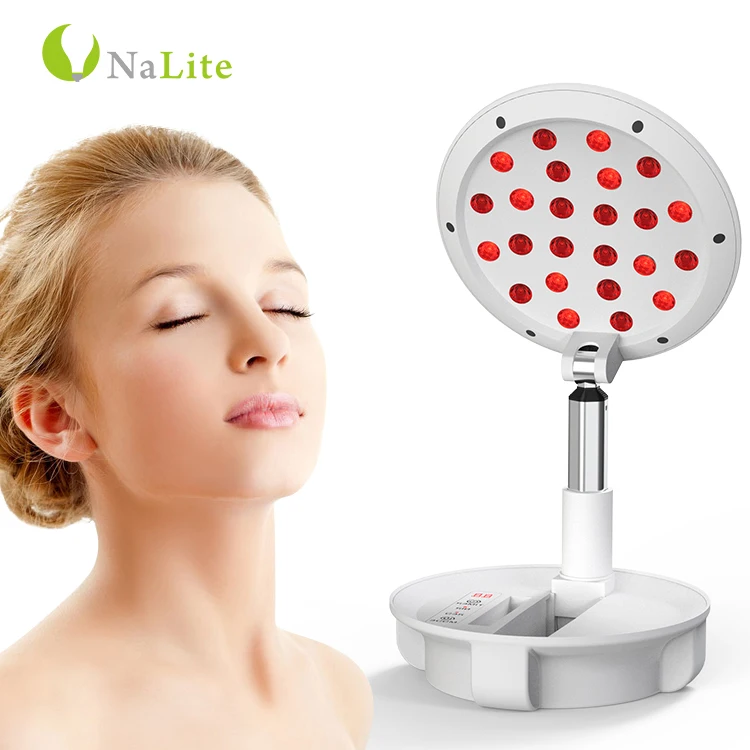 Home Use Beauty Equipment Medical Skin Care Portable  660nm 850nm 50w Red Led Facial Infrared Light Therapy Device