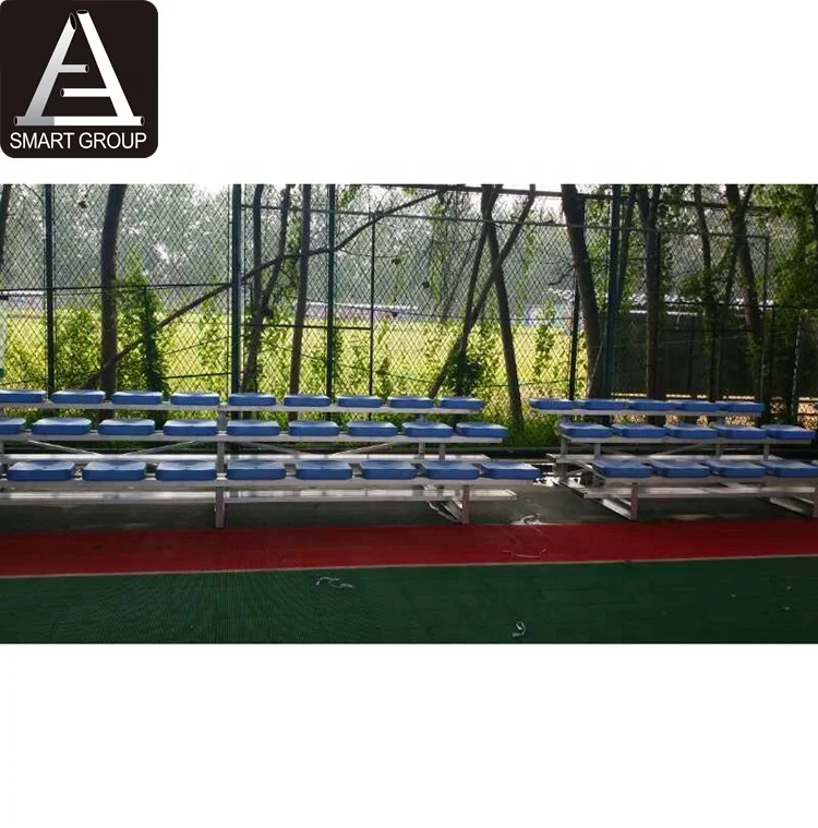 New portable gymnasium bleacher aluminum baseball bleachers transportable aluminum bleachers