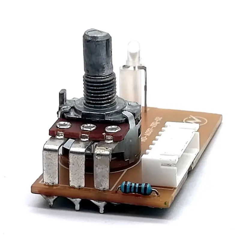 Terwin Wholesale price 16mm 3pin vertical type module rotary Potentiometer with PCB and plug for audio box