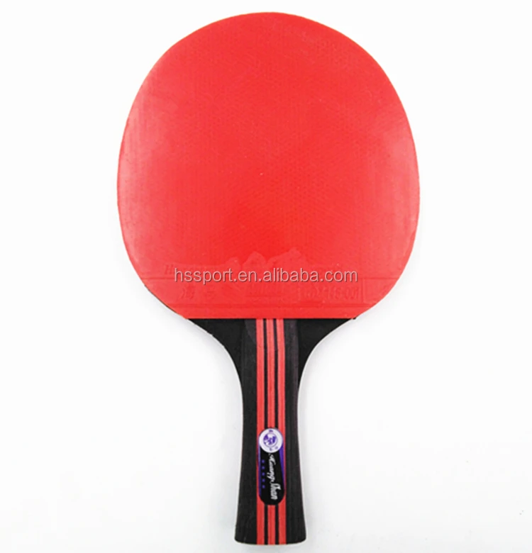 ITTF rubber Ping Pong Paddle 2mm sponge 7 layer wood blade table tennis racket
