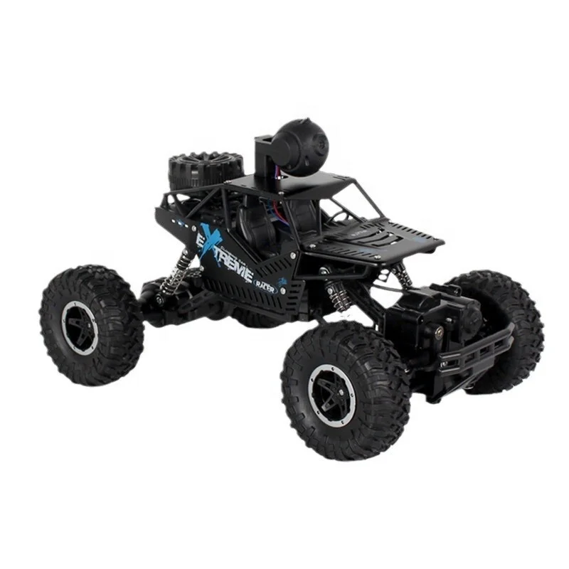 IQOEM 2.4g high-speed RC camera car WIFI FPV 1080P HD alloy off-road climbing stunt car Boy toys 1:16 Remote control car toy