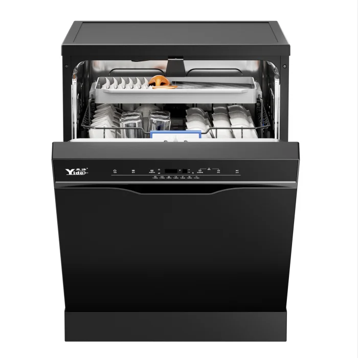 Safe and ergonomic fully automatic household dishwasher with led display clean dishwasher